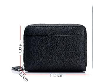 40代女性プレゼント 牛革コンパクト財布 小銭入れ付きカードケース
