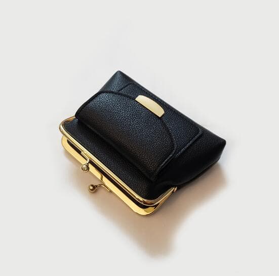 40代女性プレゼント がま口小銭入れ 上品な金具使い 大人可愛い財布