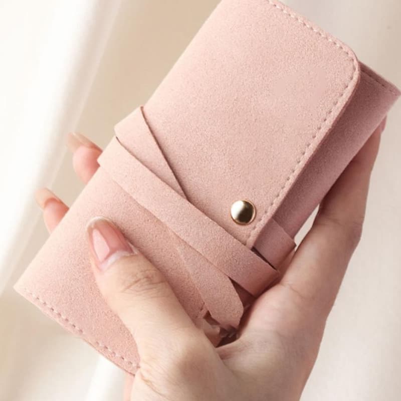 40代女性プレゼント 携帯用アクセサリーケース 上品な仕切り付きジュエリー収納ポーチ